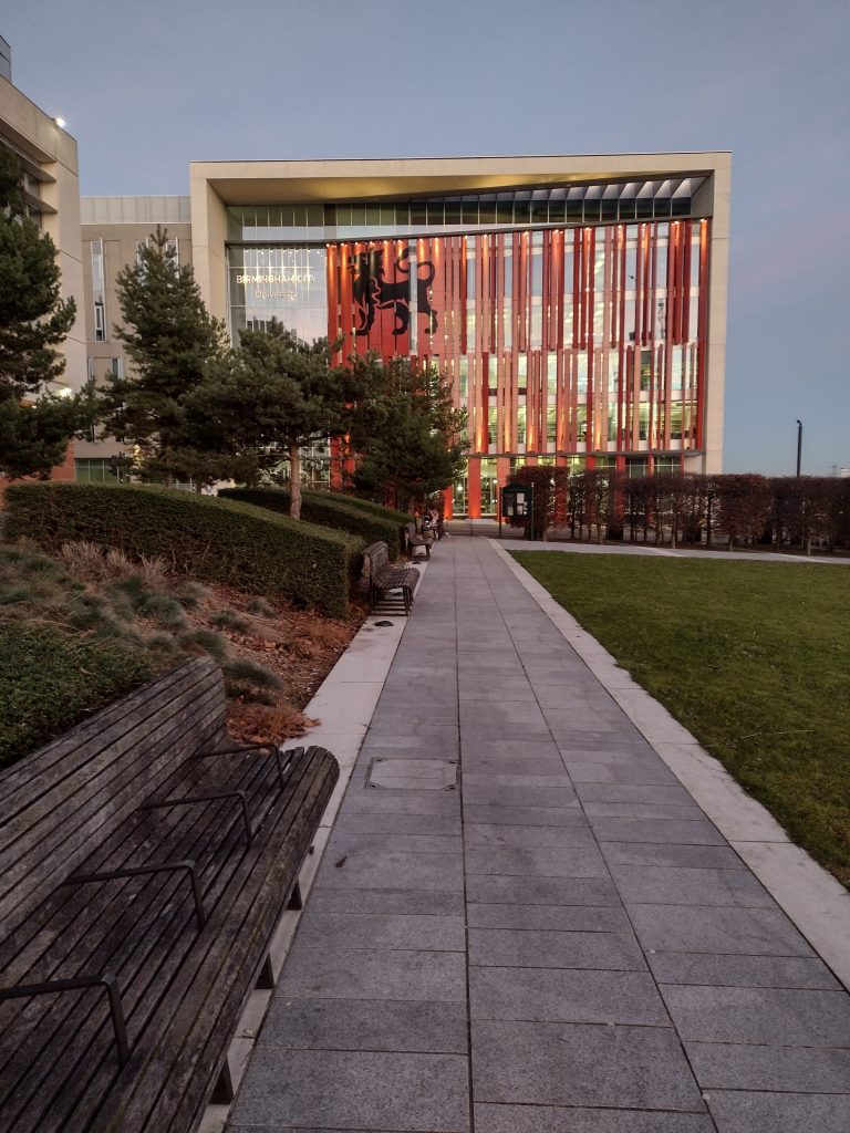 Curzon Building, home of Curzon Library at Birmingham City University. Photo provided by Kip A. Darling